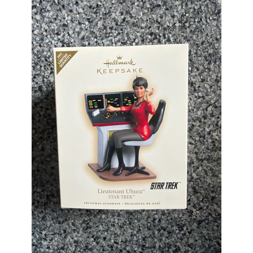 2007 Hallmark Keepsake Star Trek Lieutenant Uhura Limited Ornament QXE9029